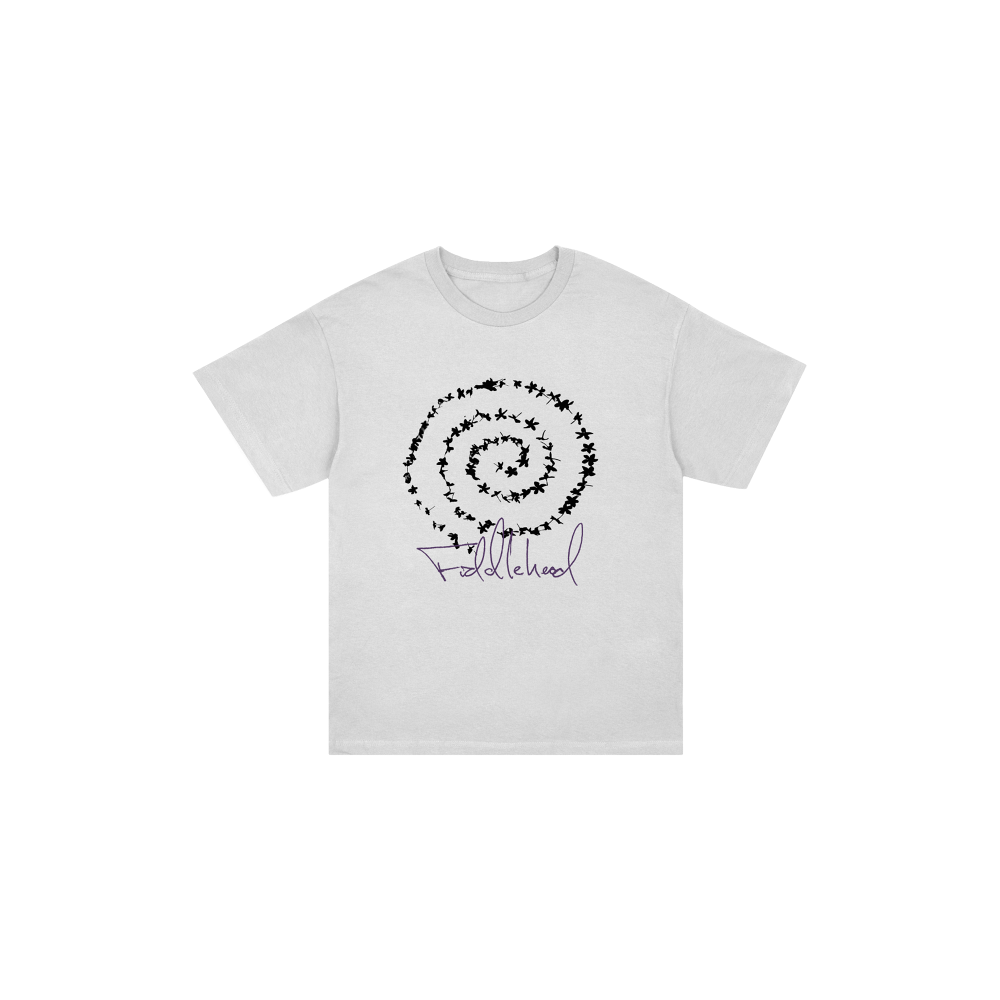 fiddlehead "spiral" t-shirt